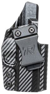Rounded Gear SFAHELLCATPROCFRHVAR Kydex  IWB Black Kydex Fits Springfield Hellcat Pro Belt Clip Right Hand