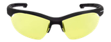 Radians XFBD1040C Ballistic  Amber Lens Black Frame