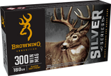 Browning Ammo B192603001  Silver 300Win Mag 180gr Plated Soft Point 20 Per Box/10 Case