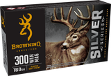 Browning Ammo B192603001  Silver 300Win Mag 180gr Plated Soft Point 20 Per Box/10 Case