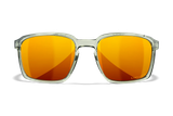 Wiley X AC6ALF04 Alfa  M/L Bronze Mirror Lens Polycarbonate Gloss Crystal Light Olive Frame