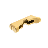 Tyrant CNC TDECHEMRGOLD  Extended Magazine Release Springfield Echelon PVD Gold Steel