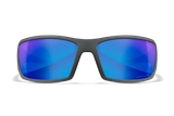 Wiley X SSTWI09 Twisted  M/L Blue Mirror Lens Polycarbonate Matte Gray Frame