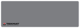 TekMat TEKR36TMLOGOGY  Cleaning Mat Gray Rubber 12"x36" TEKMAT Logo