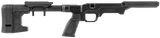 Mdt Sporting Goods Inc 114636BLK The Worker LSS Gen3 Black Fits Remington 700 Short Action