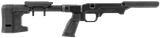 Mdt Sporting Goods Inc 114636BLK The Worker LSS Gen3 Black Fits Remington 700 Short Action