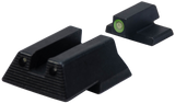 HK 51000933 Night Sight Set  Fixed Green Tritium Black Frame Fits HK VP9/P30/VP40/HK45
