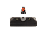 Trijicon 601081 HD XR Night Sight Set Green Tritium/Orange Outline Front, Green Tritium Rear, Black Frame, Fits CZ P-10/P-10C