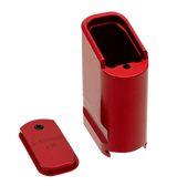 Shield Arms SAS15ME10RED Magazine Extension  Extended 10rd Compatible w/ Shield Arms S15 Magazine Red Anodized Aluminum