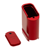 Shield Arms SAS15ME10RED Magazine Extension  Extended 10rd Compatible w/ Shield Arms S15 Magazine Red Anodized Aluminum