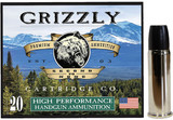 Grizzly Ammo GC44M+P1   44RemMag+P+ 355gr Wide Long Nose Gas Check 20 Per Box/10 Case