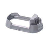 Tyrant CNC TDG17MWG4GREYBLACKSCRE  Magwell Fits Glock 17 Gen4 Grey Aluminum