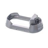 Tyrant CNC TDG17MWG4GREYBLACKSCRE  Magwell Fits Glock 17 Gen4 Grey Aluminum