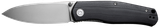 Civivi Knives C22007-1 Sokoke  EDC 3.35" Folding Drop Point Plain Bead Blasted 14C28N Steel Blade, Black G10 Handle