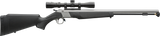 CVA PR2117SSCP Wolf w/Optic 50 Cal 24" Stainless Steel Barrel & Drilled & Tapped Stainless Steel Receiver, Fixed Black Synthetic Stock, KonusShot 3-9x32mm