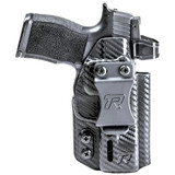 Rounded Gear RGDRUIDSFAHELLCATCF Druid  IWB/OWB Black Carbon Fiber Kydex Fits Springfield Hellcat Ambidextrous