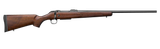 CZ-USA 07701 CZ 600 American ST1 223 Rem 5+1 24" Threaded, Black Barrel/Rec, Grade A Dark Walnut Stock, Adj. Trigger