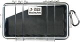 Pelican 1060025100 Micro Case  Black/Clear Polycarbonate 9.88" Long