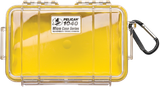 Pelican 1040027100 Micro Case  Yellow/Clear Polycarbonate 7.50" Long