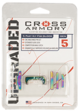Cross Armory CRG5OKRB 3 Piece Upgrade Kit Glock Gen5 Rainbow Aluminum