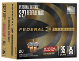 Federal PD327HS1H Hydra-Shok  327Federal Mag 85gr Jacketed Hollow Point 20 Per Box/10 Case