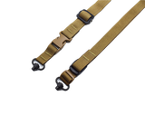 Tacshield T6031CY Warrior 2-in-1 Sling Coyote Tan Webbing Two-Point Rifle/Shotgun
