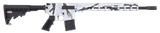 Great Lakes Firearms GL15223PSNO AR-15  223 Wylde 30+1 16" Black Nitride Threaded Barrel, Pursuit Snow Cerakote Aluminum Receiver w/Picatinny Rail, M-LOK Handguard, Black Polymer Stock, Mil-Spec Grip