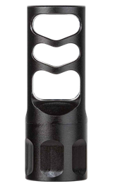 Tapco TAP22046 Self Timing Muzzle Brake Black Nitride Steel 5/8"x24 Threads 30 Cal