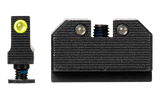 Tapco TAP22039 Tritium Sight  Black Frame Fits Glock
