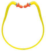 Howard Leight RQB1S Quiet Band Hearing Protector 27 dB In The Ear Yellow/Orange One Size