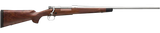 Winchester Repeating Arms 535235236 Model 70 Super Grade Full Size 338 Win Mag 3+1 26" Matte Stainless Steel Barrel, Matte Stainless Receiver, Fixed Satin Fancy Walnut Stock, Right Hand