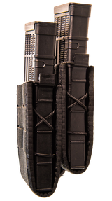 High Speed Gear 41TS02BK Taco Double Duty Staggered Black Nylon Laminate Pistol