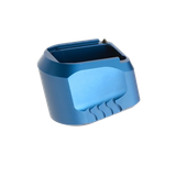 Tyrant CNC TDMPMAGEXFSBLUE  Magazine Extension Fits S&W M&P 9/40 5rd Compatible w/ Full-Size M&P 1.0/2.0 frames Blue Aluminum