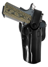 Galco APO226RB APO Strongside/Crossdraw OWB Black Steerhide Fits Glock 19 Gen 1-5 Belt Holster Mount Right Hand