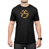 Magpul MAG1527-001-XL Raider Camo Icon CVC  Black Cotton/Polyester Short Sleeve XL
