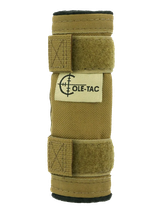 Cole-tac BPC102 Baby Python Suppressor Cover Fits 5" Long Cordura Nylon Coyote Brown