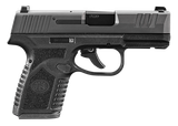 FN 66101412 Reflex  Micro-Compact Frame 9mm Luger 10+1, 3.30" Black Target Crown Steel Barrel, Black PVD Serrated Steel Slide & Polymer Frame w/Picatinny Rail, Ambidextrous