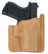 Galco PH800 Front Pocket Horsehide Holster Natural Fits Glock 43 Ambidextrous