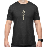 Magpul MAG1117-010-3XL Hula Girl CVC  Charcoal Gray Cotton/Polyester Short Sleeve 3XL