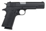 Tisas 10100518 1911 A1 Service 45 ACP 7+1, 5" Black Steel Barrel, Black Cerakote Serrated Steel Slide, Black Cerakote Steel Frame w/Beavertail, Ambidextrous