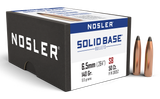 Nosler 38052 Solid Base  6.5mm 140gr Soft Point 50CT