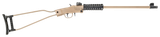 Chiappa Firearms 500255 Little Badger  Full Size 22 LR, 1 Shot 16.50" Desert Sand Cerakote Steel Barrel, Desert Sand Cerakote Quad Picatinny Receiver, Desert Sand Cerakote Wire Frame Stock, Right Hand