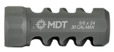 Mdt Sporting Goods Inc 109154RTI Hunt Brake  Black Titanium 5/8"x24 Threads 30Cal