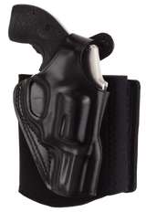 Galco AG600RB Ankle Glove  Fits Ankles up to 13" Black Leather Hook & Loop Compatible w/ Sig P365/P365 SAS/Glock 42 Right Hand