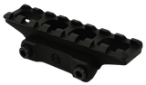 Armaspec ARM631-BLK Optic Riser ELEV8 iBeam 9 Slot Black Aluminum/Steel Compatible w/ Picatinny Mounted Optics or Accessories