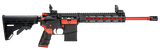 Tippmann Arms A101342 M4-22 Redline 22 LR 10+1 16" Red Duracoat Fluted Threaded Barrel, Matte Black Aluminum Receiver w/Picatinny Rail, M-LOK Handguard, Composite Forend, Black Adj CAR15 Polymer Stock