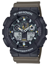 GSHOCK GA100TU1A3CR  ANLG-DIGTL                GRN