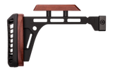 Woox SH.STK122.03 Forty-Seven Edge Stock Fixed Aluminum/American Walnut