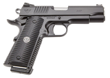 Wilson Combat ACPFS9A ACP Full-Size SAO 9mm Luger 5" 10+1 Black Armor-Tuff Carbon Steel Frame/Slide Black G10 Eagle Claw Grips Ambi Thumb Safety