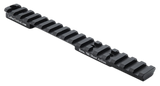 Larue Tactical LT113L0MOA  Top Rail Black Fits Remington 700 Long Action 0 MOA